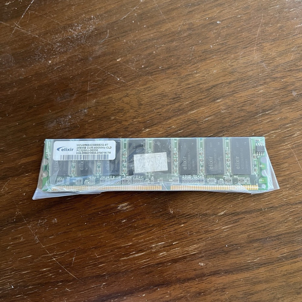 Elixir M2U25664DS88B3G-5T 256MB DDR-400MHz-CL3 RAM Memory